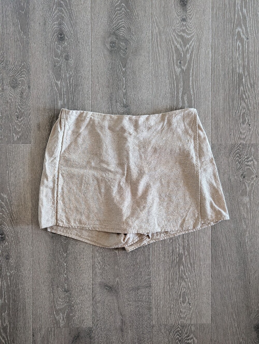 Old Navy Linen Asymmetrical Skort - L